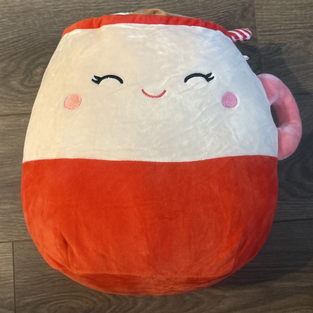 Squishmallows 14” Marshina Hot Chocolate RARE Kellytoy Plush